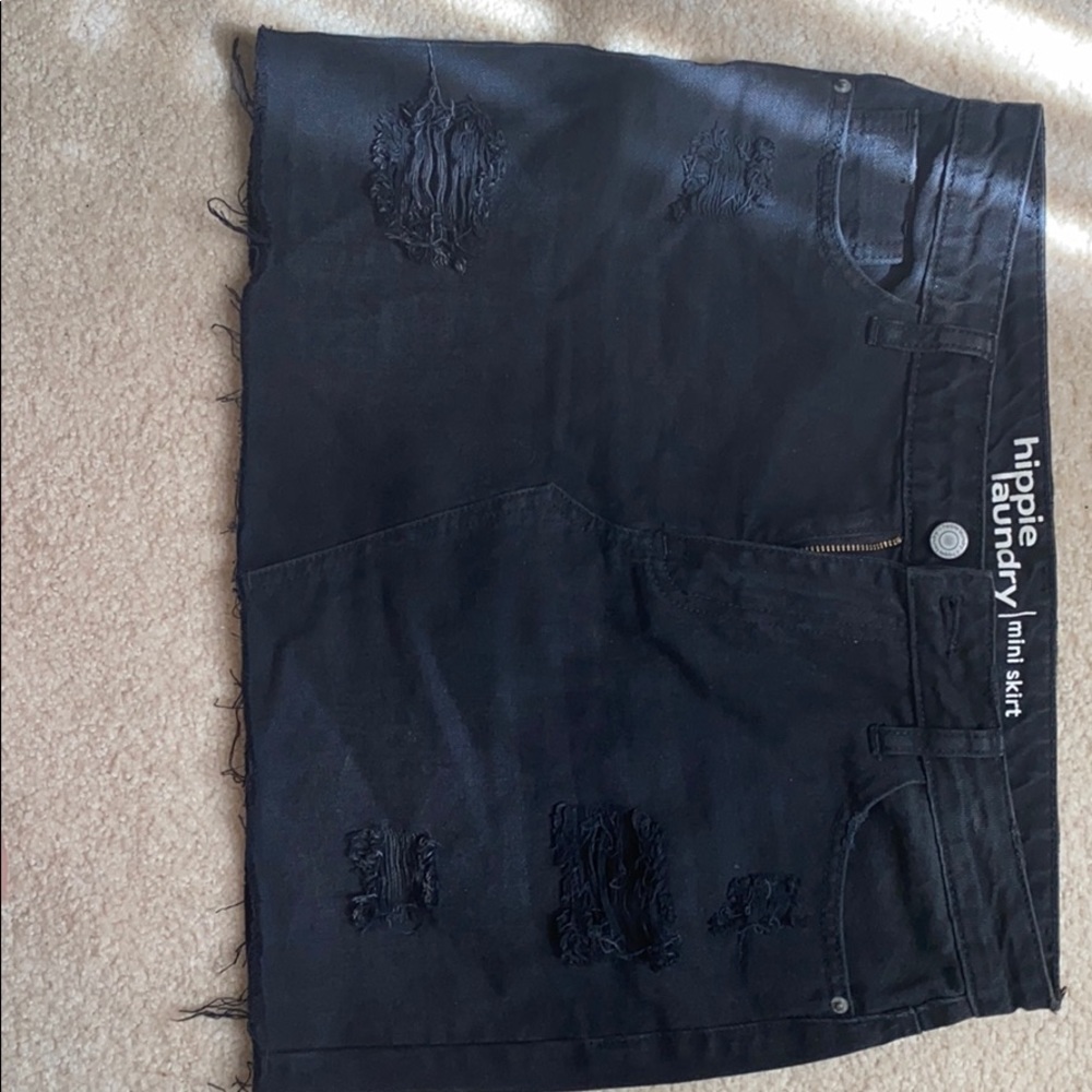 Hippy Laundry black mini skirt